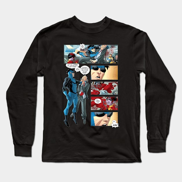 invincible comic strip Long Sleeve T-Shirt by super villain